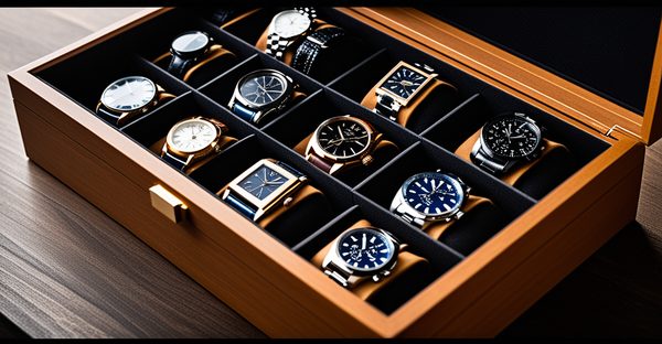 Boutique spécialisée en boîtes de rangement pour montres : luxe et sécurité